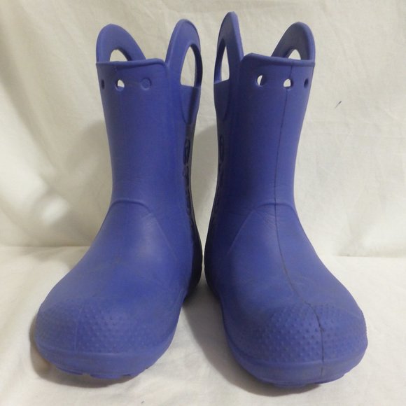 CROCS, rain boots, size 11 boys, GUC